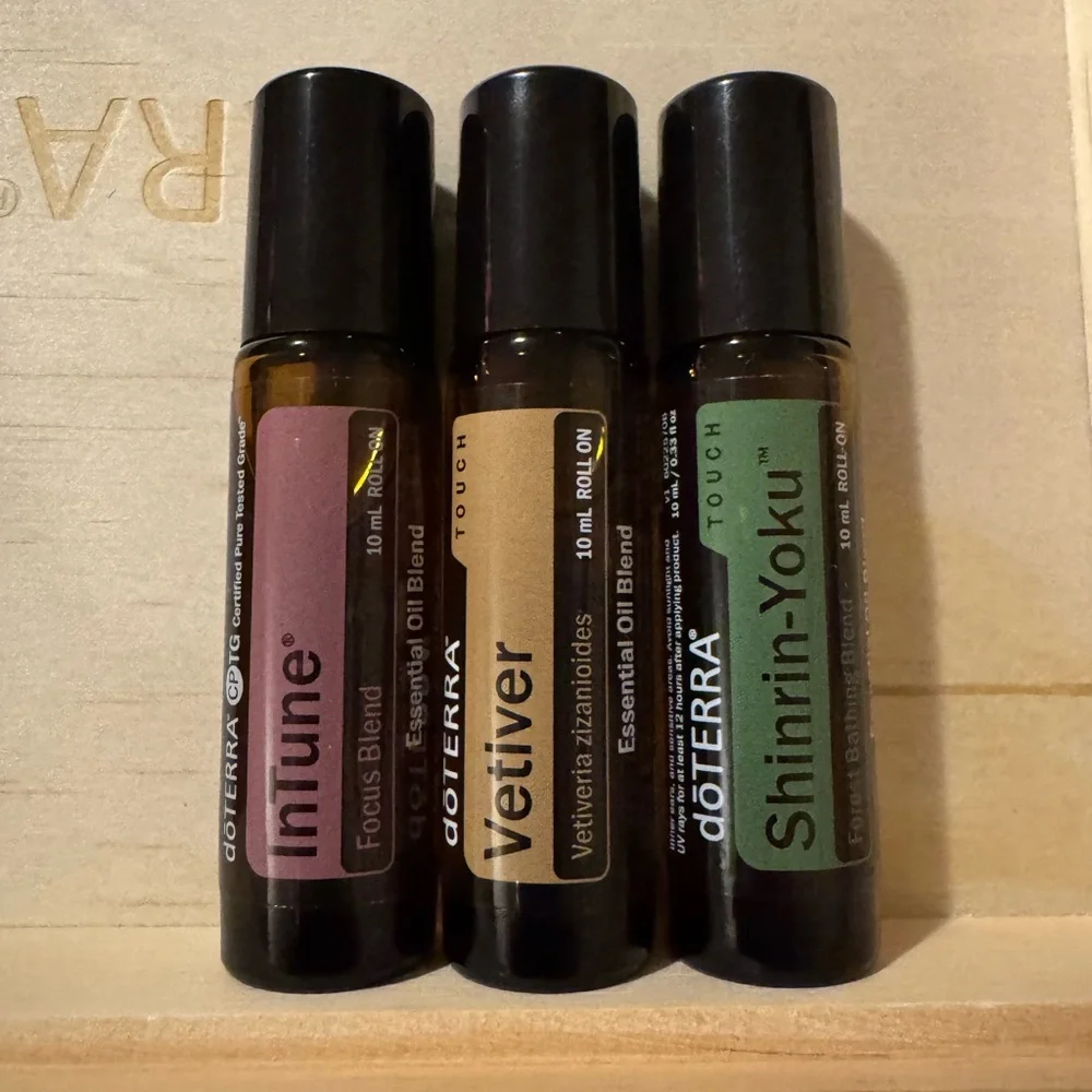 Doterra Roller grounding bundle- vetiver, shinrin-yoku, intune - Picture 1 of 3